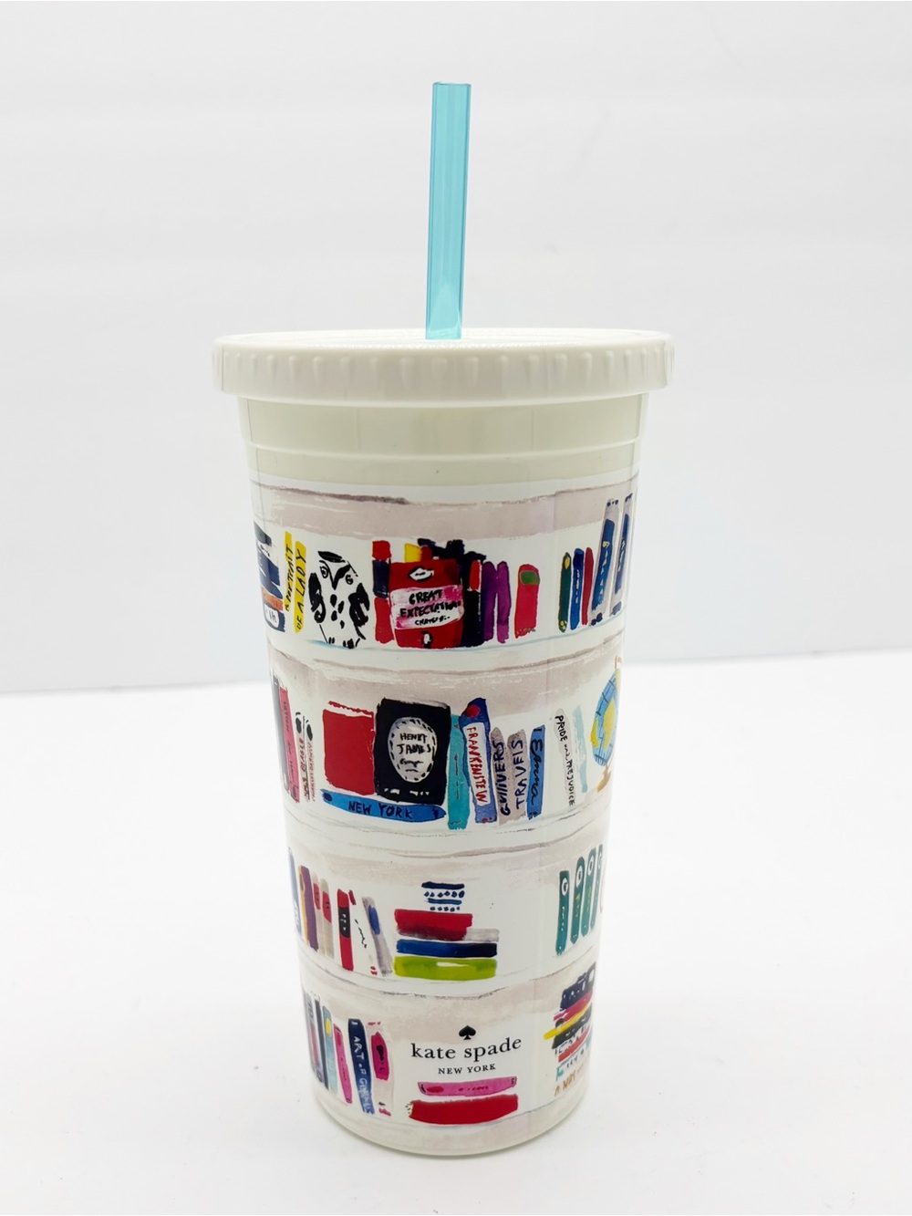 NWOT Kate Spade Bella Bookshelf Tumbler